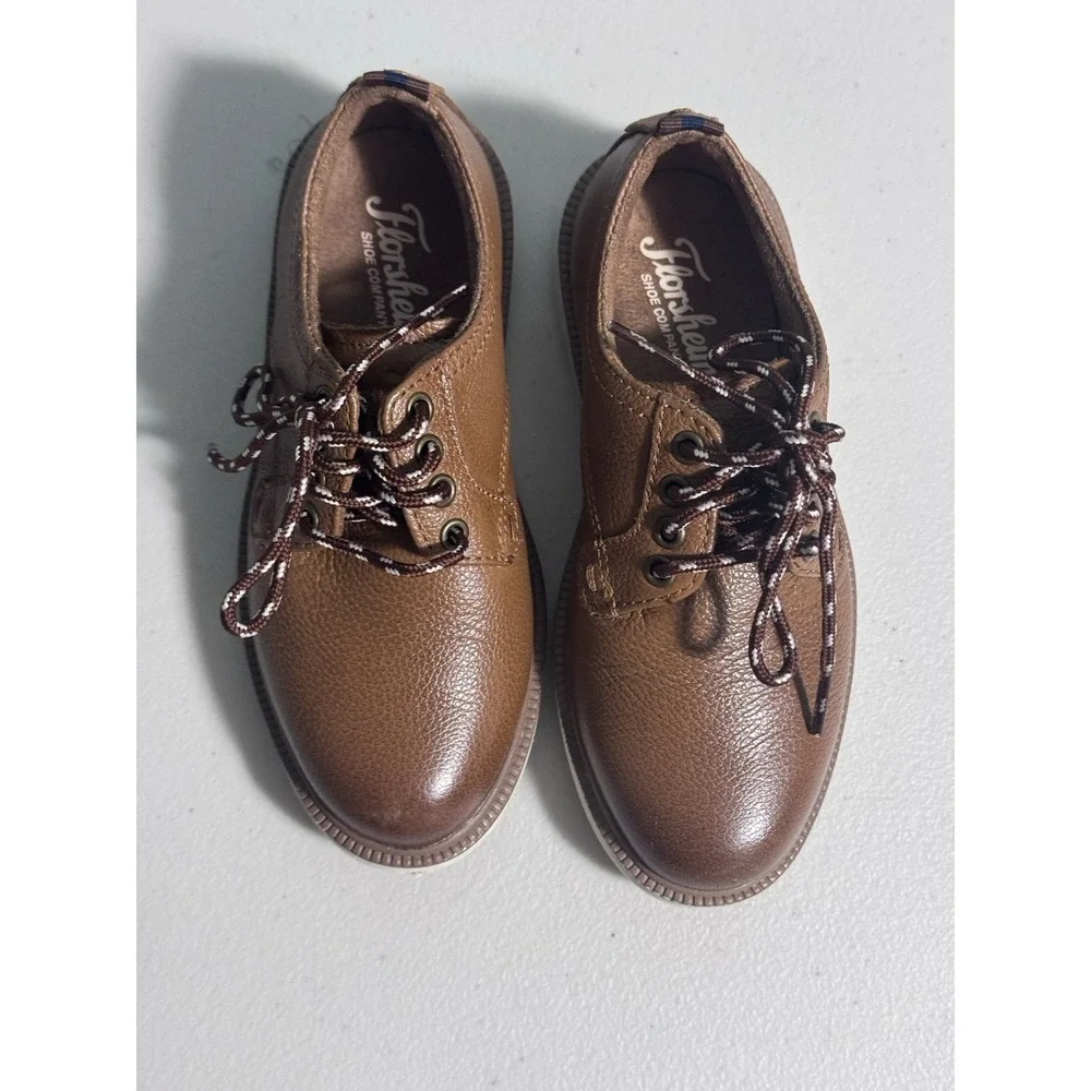 Florsheim Boys Size 10M Shoes Genuine Leather Supacush Formal Oxford 16630-221
